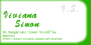 viviana simon business card